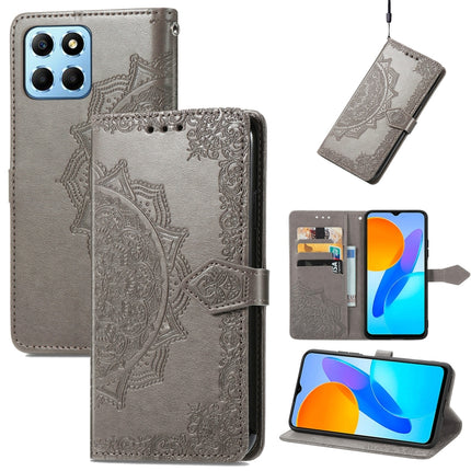 Mandala Flower Embossed Leather Phone Case, For Honor Magic 4 Pro, For Honor X8 5G, For Honor X30 / Magic 4 Lite 5G, For Infinix Note 11