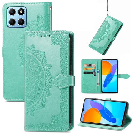 Mandala Flower Embossed Leather Phone Case, For Honor Magic 4 Pro, For Honor X8 5G, For Honor X30 / Magic 4 Lite 5G, For Infinix Note 11