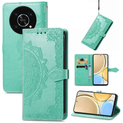 Mandala Flower Embossed Leather Phone Case, For Honor Magic 4 Pro, For Honor X8 5G, For Honor X30 / Magic 4 Lite 5G, For Infinix Note 11