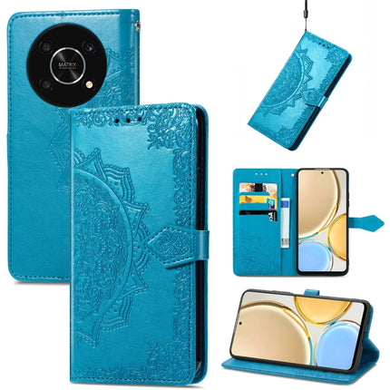 Mandala Flower Embossed Leather Phone Case, For Honor Magic 4 Pro, For Honor X8 5G, For Honor X30 / Magic 4 Lite 5G, For Infinix Note 11