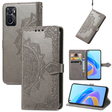 Mandala Flower Embossed Leather Phone Case, For Nokia X30, For OPPO A76 4G, For Realme 10 4G, For Realme V23