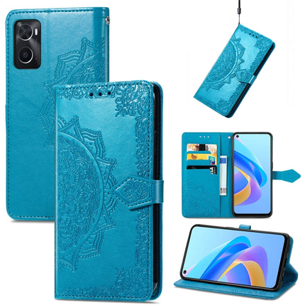 Mandala Flower Embossed Leather Phone Case, For Nokia X30, For OPPO A76 4G, For Realme 10 4G, For Realme V23