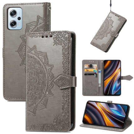 Mandala Flower Embossed Leather Phone Case, For Xiaomi Poco X3 Pro, For Xiaomi Poco X4 GT, For Xiaomi Redmi Note 10S, For Asus Zenfone 9