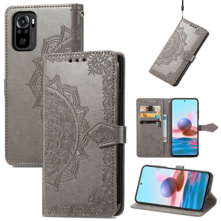 Mandala Flower Embossed Leather Phone Case, For Xiaomi Poco X3 Pro, For Xiaomi Poco X4 GT, For Xiaomi Redmi Note 10S, For Asus Zenfone 9