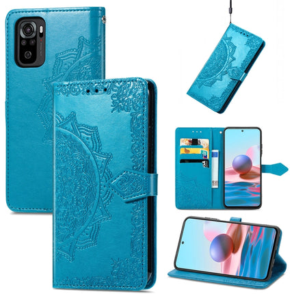 Mandala Flower Embossed Leather Phone Case, For Xiaomi Poco X3 Pro, For Xiaomi Poco X4 GT, For Xiaomi Redmi Note 10S, For Asus Zenfone 9