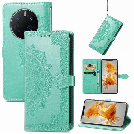 Mandala Flower Embossed Leather Phone Case, For ZTE Blade V40S, For ZTE Blade V40 Pro, For Xiaomi Redmi A1+, For Huawei Mate 50 Pro