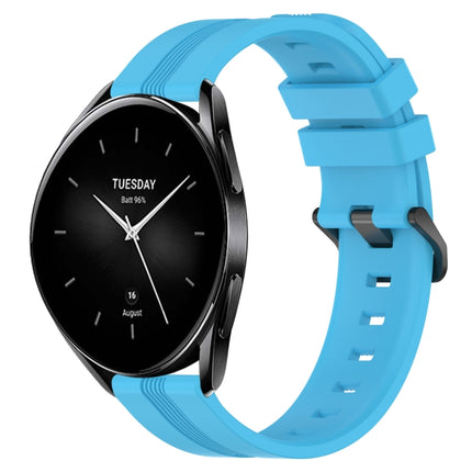 22mm Concave Striped Slicone Watch Band, For Xiaomi Watch S2 42mm, For Xiaomi Watch S2 46mm
