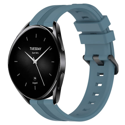 22mm Concave Striped Slicone Watch Band, For Xiaomi Watch S2 42mm, For Xiaomi Watch S2 46mm