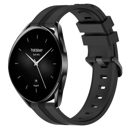 22mm Concave Striped Slicone Watch Band, For Xiaomi Watch S2 42mm, For Xiaomi Watch S2 46mm