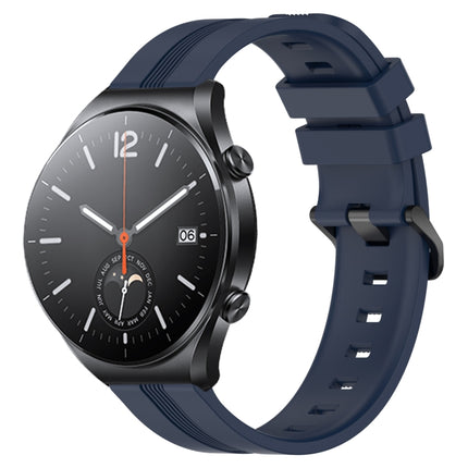 22mm Concave Striped Slicone Watch Band, For Xiaomi MI Watch S1, For Xiaomi MI Watch S1 Pro