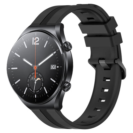 22mm Concave Striped Slicone Watch Band, For Xiaomi MI Watch S1, For Xiaomi MI Watch S1 Pro