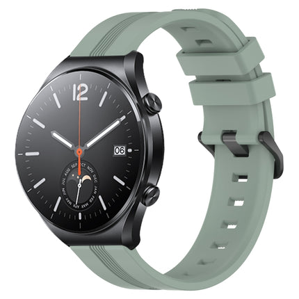 22mm Concave Striped Slicone Watch Band, For Xiaomi MI Watch S1, For Xiaomi MI Watch S1 Pro