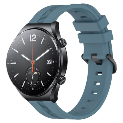 22mm Concave Striped Slicone Watch Band, For Xiaomi MI Watch S1, For Xiaomi MI Watch S1 Pro