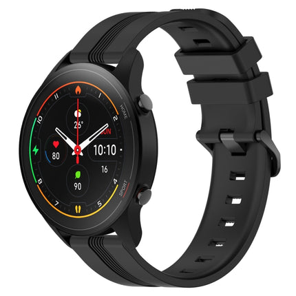 22mm Concave Striped Slicone Watch Band, For Xiaomi MI Watch S1, For Xiaomi MI Watch S1 Pro