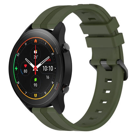 22mm Concave Striped Slicone Watch Band, For Xiaomi MI Watch S1, For Xiaomi MI Watch S1 Pro