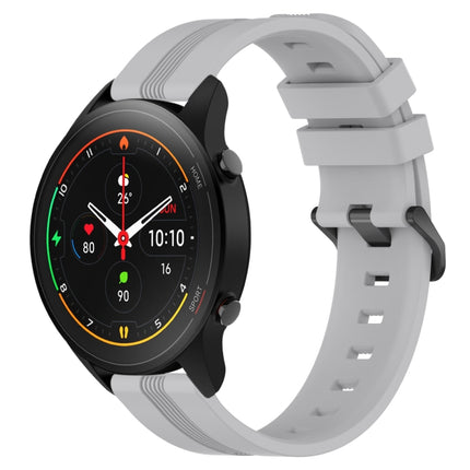 22mm Concave Striped Slicone Watch Band, For Xiaomi MI Watch S1, For Xiaomi MI Watch S1 Pro