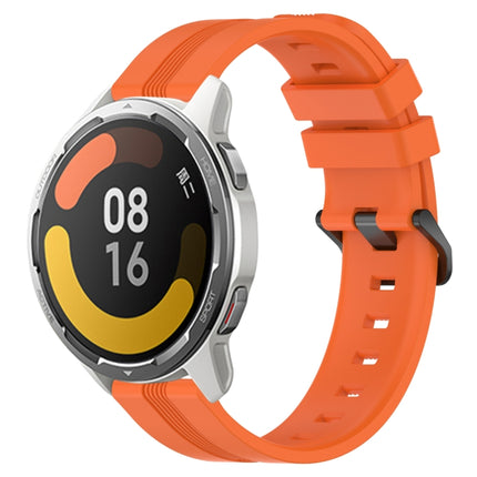 22mm Concave Striped Slicone Watch Band, For Xiaomi MI Watch Color 2, For Xiaomi MI Watch Sport
