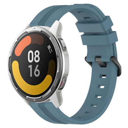 22mm Concave Striped Slicone Watch Band, For Xiaomi MI Watch Color 2, For Xiaomi MI Watch Sport