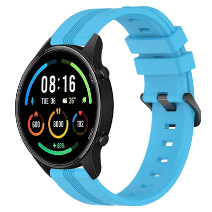 22mm Concave Striped Slicone Watch Band, For Xiaomi MI Watch Color 2, For Xiaomi MI Watch Sport