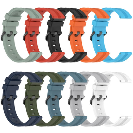 22mm Concave Striped Slicone Watch Band, For Xiaomi MI Watch Color, For Xiaomi Watch S1 Active