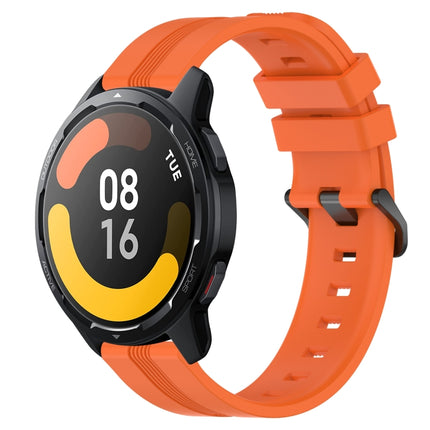 22mm Concave Striped Slicone Watch Band, For Xiaomi MI Watch Color, For Xiaomi Watch S1 Active