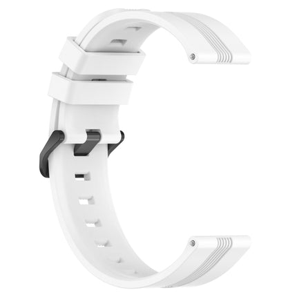 22mm Concave Striped Slicone Watch Band, For Huawei Watch GT3 Pro 46mm, For Huawei Watch Buds