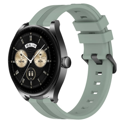 22mm Concave Striped Slicone Watch Band, For Huawei Watch GT3 Pro 46mm, For Huawei Watch Buds