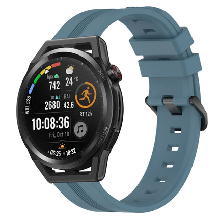22mm Concave Striped Slicone Watch Band, For Huawei Watch GT Runner, For Huawei Watch 3