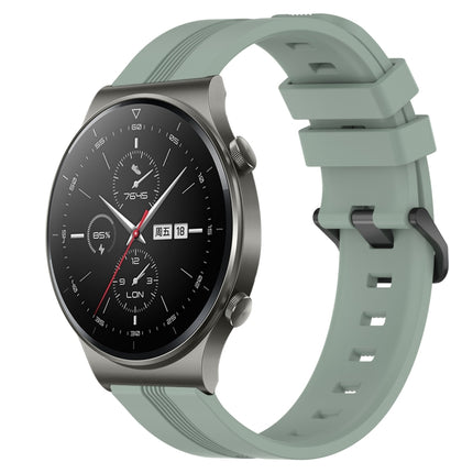 22mm Concave Striped Slicone Watch Band, For Huawei Watch 3 Pro, For Huawei GT2 Pro