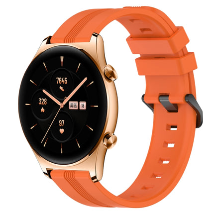 22mm Concave Striped Slicone Watch Band, For Honor Watch GS 3, For Honor Watch GS Pro
