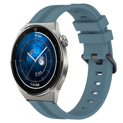 20mm Concave Striped Slicone Watch Band, For Huawei Watch GT3 Pro 43mm, For Huawei Watch GT3 42mm