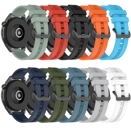 20mm Concave Striped Slicone Watch Band, For Samsung Galaxy Watch5 40mm, For Samsung Galaxy Watch5 Pro 45mm