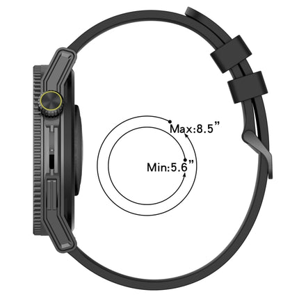20mm Concave Striped Slicone Watch Band, For Samsung Galaxy Watch 6 40mm, For Samsung Galaxy Watch 6 Classic 43mm