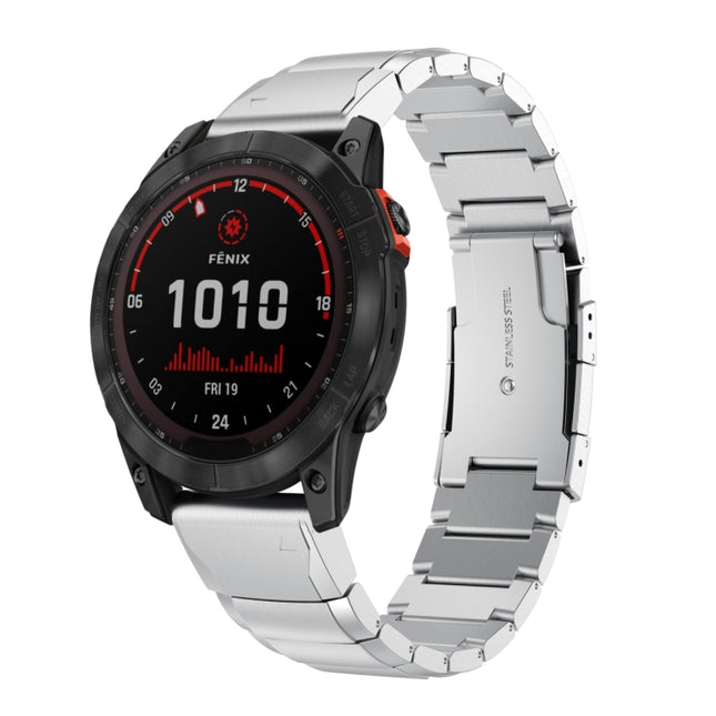 26mm Tortoise Shell Stainless Steel Watch Band, For Garmin Fenix 7X, For Garmin Enduro 2, For Garmin Tactix 7, For Garmin Tactix 7 Pro, For Garmin Fenix 7X Solar, For Garmin Tactix Delta, For Garmin Enduro, For Garmin Fenix 6X, For Garmin Fenix 6X Pro ...
