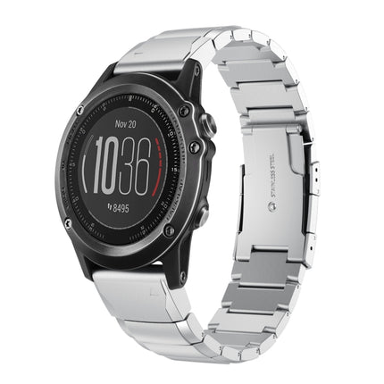 26mm Tortoise Shell Stainless Steel Watch Band, For Garmin Fenix 3, For Garmin Fenix 3 HR, For Garmin Descent MK 2, For Garmin Descent MK 2i