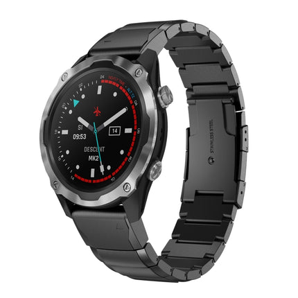 26mm Tortoise Shell Stainless Steel Watch Band, For Garmin Fenix 3, For Garmin Fenix 3 HR, For Garmin Descent MK 2, For Garmin Descent MK 2i