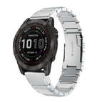 For Garmin Fenix 7 Sapphire Solar / Silver