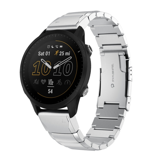 22mm Tortoise Shell Stainless Steel Watch Band, For Garmin Forerunner 955, For Garmin Forerunner 945, For Garmin Forerunner 935, For Garmin Instinct 2, For Garmin Instinct, For Garmin Descent G1, For Garmin Instinct Crossover                           ...