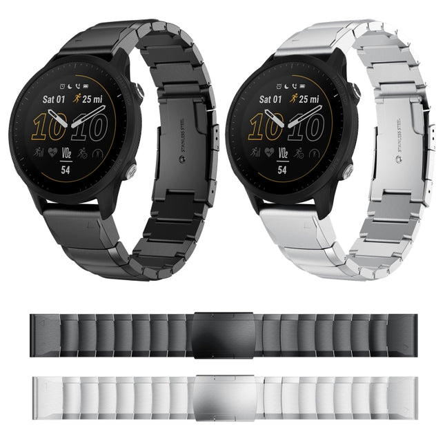 22mm Tortoise Shell Stainless Steel Watch Band