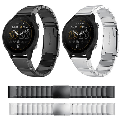 22mm Tortoise Shell Stainless Steel Watch Band, For Garmin Forerunner 955, For Garmin Forerunner 945, For Garmin Forerunner 935, For Garmin Instinct 2, For Garmin Instinct, For Garmin Descent G1, For Garmin Instinct Crossover                           ...