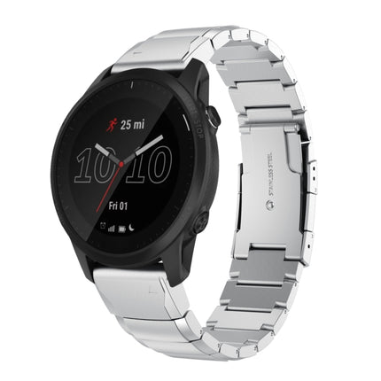 22mm Tortoise Shell Stainless Steel Watch Band, For Garmin Forerunner 955, For Garmin Forerunner 945, For Garmin Forerunner 935, For Garmin Instinct 2, For Garmin Instinct, For Garmin Descent G1, For Garmin Instinct Crossover                           ...