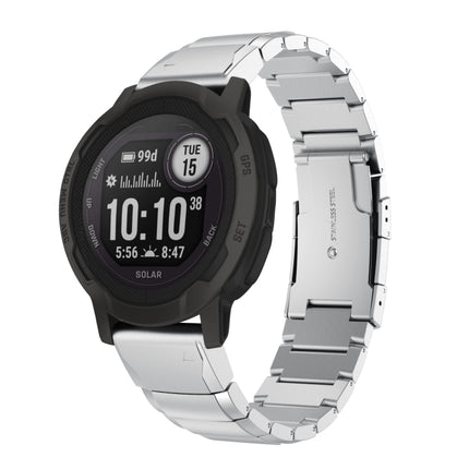 22mm Tortoise Shell Stainless Steel Watch Band, For Garmin Forerunner 955, For Garmin Forerunner 945, For Garmin Forerunner 935, For Garmin Instinct 2, For Garmin Instinct, For Garmin Descent G1, For Garmin Instinct Crossover                           ...