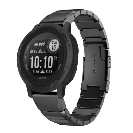 22mm Tortoise Shell Stainless Steel Watch Band, For Garmin Forerunner 955, For Garmin Forerunner 945, For Garmin Forerunner 935, For Garmin Instinct 2, For Garmin Instinct, For Garmin Descent G1, For Garmin Instinct Crossover                           ...