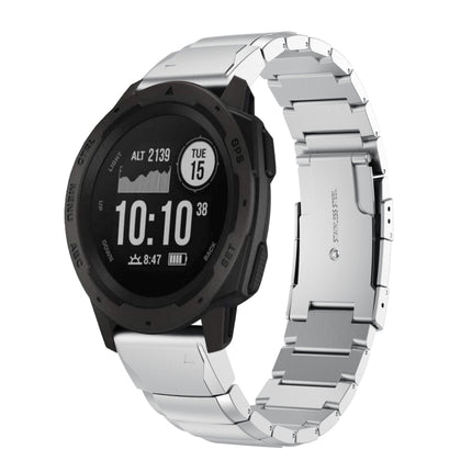 22mm Tortoise Shell Stainless Steel Watch Band, For Garmin Forerunner 955, For Garmin Forerunner 945, For Garmin Forerunner 935, For Garmin Instinct 2, For Garmin Instinct, For Garmin Descent G1, For Garmin Instinct Crossover                           ...