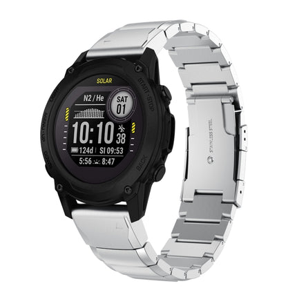 22mm Tortoise Shell Stainless Steel Watch Band, For Garmin Forerunner 955, For Garmin Forerunner 945, For Garmin Forerunner 935, For Garmin Instinct 2, For Garmin Instinct, For Garmin Descent G1, For Garmin Instinct Crossover                           ...