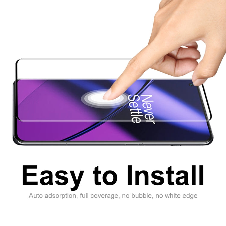 For OnePlus 11 ENKAY Hat-Prince 3D Hot Bending Explosion-proof Tempered Glass Full Film, 1pc, 2pcs, 5pcs