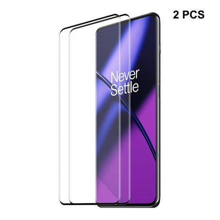 For OnePlus 11 ENKAY Hat-Prince 3D Hot Bending Explosion-proof Tempered Glass Full Film, 1pc, 2pcs, 5pcs
