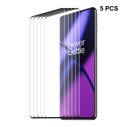 For OnePlus 11 ENKAY Hat-Prince 3D Hot Bending Explosion-proof Tempered Glass Full Film, 1pc, 2pcs, 5pcs