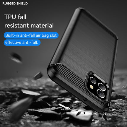 Brushed Texture Carbon Fiber TPU Phone Case, For Samsung Galaxy F04, For Xiaomi Redmi K60E, For Xiaomi Poco C50, For Xiaomi Redmi Note 12 Pro Speed, For Infinix Note 12i, For Infinix Hot 12 Play, For Infinix Hot 12 Play NFC, For Infinix Hot 20S