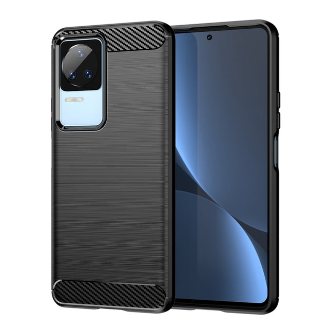 Brushed Texture Carbon Fiber TPU Phone Case, For Samsung Galaxy F04, For Xiaomi Redmi K60E, For Xiaomi Poco C50, For Xiaomi Redmi Note 12 Pro Speed, For Infinix Note 12i, For Infinix Hot 12 Play, For Infinix Hot 12 Play NFC, For Infinix Hot 20S